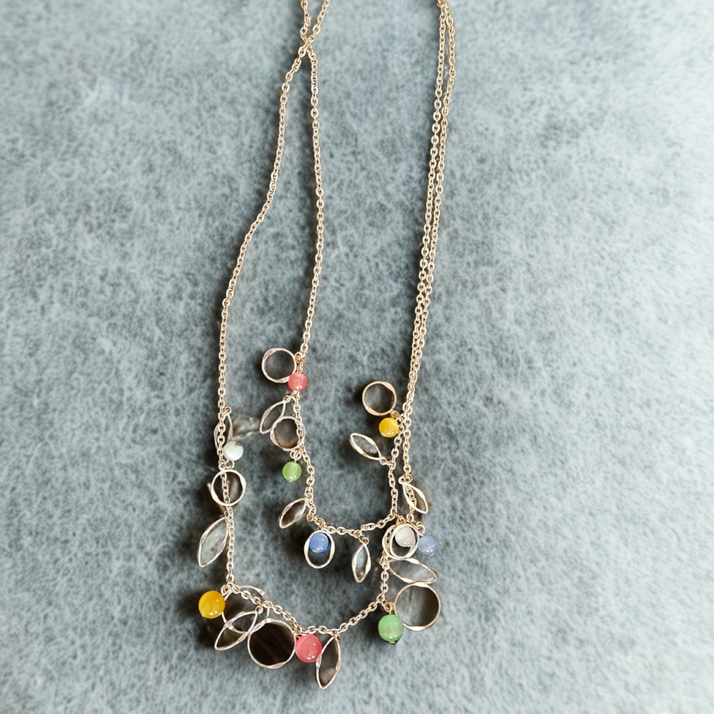 Premier Designs Necklace with Multi-Color Accents